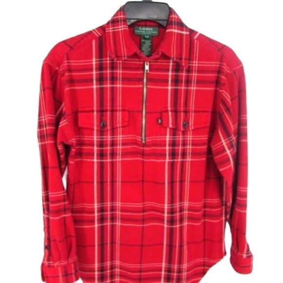 Vintage LRL Plaid Pullover Size SP/PP - Picture 1 of 3